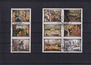 SA18c Korea 1984 Portraits -European Rulers used stamps + block