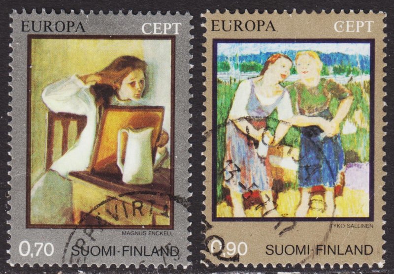 Finland Scott 572-73 complete set F to VF used.