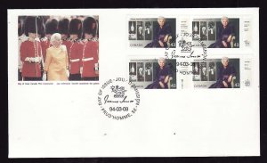 Canada-Sc#1509a-stamps on  FDC-Jeanne Sauve-1994-