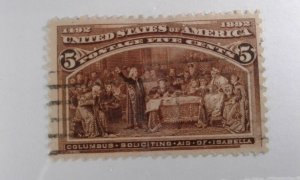 US #234 used e21.1 12784