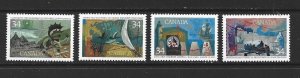 CANADA - 1986 EXPLORATION OF CANADA - SCOTT 1104 TO 1107 - MNH