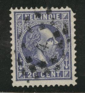 Netherlands Indies  Scott 12 used 1870 King William III