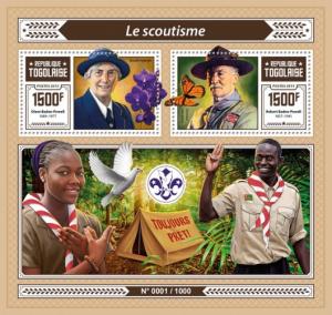 TOGO 2015 SHEET SCOUTS SCOUTING SCOUTISME tg15613b