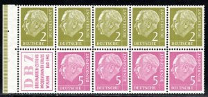 Germany Bund Scott # 702a, mint n, se-tenant, Mi # HBl 5