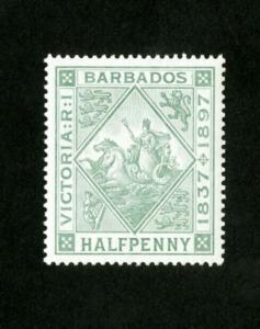 Barbados Stamps # 81A Jumbo OG NH