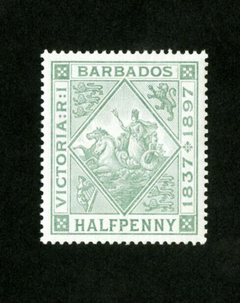 Barbados Stamps # 81A Jumbo OG NH