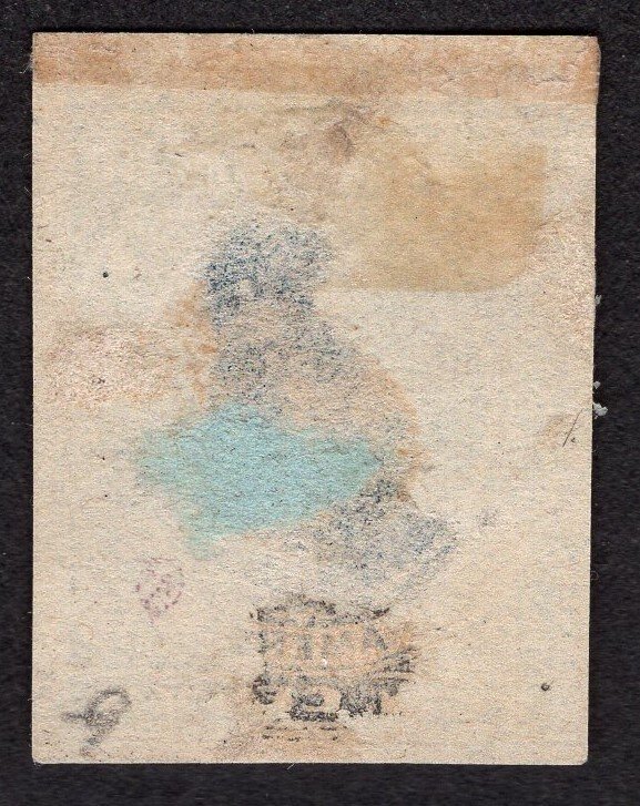CSA Scott #2 Extra fine. Neat grid cancel.