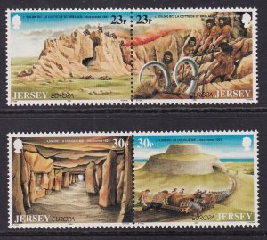 Jersey 666-669 Europa MNH VF