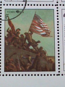 ​POLAND 1975 SC#2122 BICENTENARY OF AMERICAN REVOLUTIONARY CTO S/S SHEET- VF