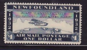 Newfoundland- id#15-cancelled Wayzata flight-unused hinged first transatlantic a