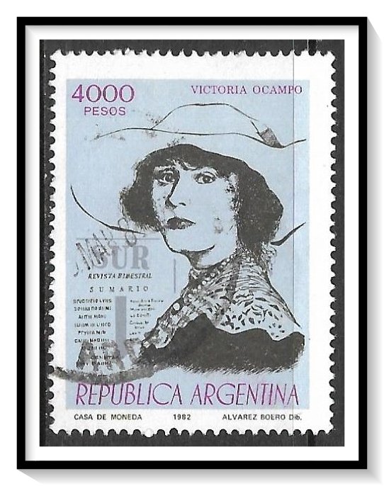 Argentina #1337 Victoria Ocampo Used