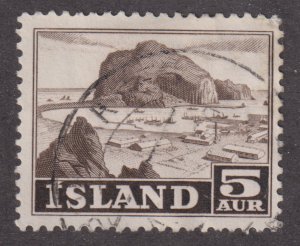 Iceland 257 Vestmannaeyjar Harbour 1954