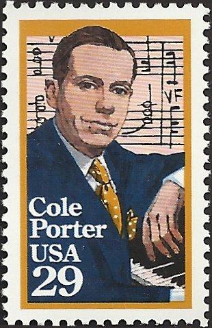 # 2550 MINT NEVER HINGED COLE PORTER