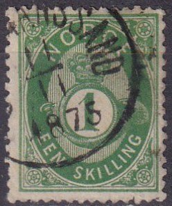 Norway #16 F-VF Used CV $40.00 (Z8692)