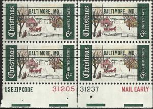 # 1384a MINT NEVER HINGED PRE-CANS. CHRISTMAS WINTER SUND...