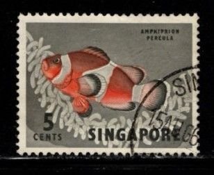 Singapore - #55 Anemone Fish  - Used