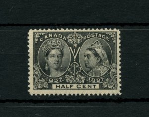 ?#50 Half Cent Jubilee as F-VF MNH Cat$420 to $180 Canada mint