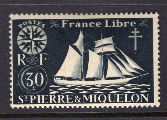 St. Pierre & Miquelon (1942) #303 MH