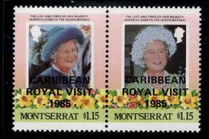 Montserrat Scott 575 MNH** Pair CV$14.50