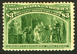 U.S. #243 MINT OG HR