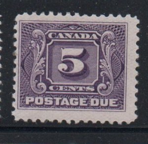 Canada Sc J4 1906 5 cent posatge due stamp mint