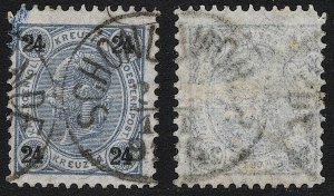 Austria - 1890 - Scott #59 - used - SCHÖNLINDE pmk Czech Republic