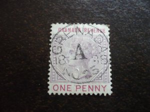 Stamps - Grenada - Scott# 21 - Used Part Set of 1 Stamp Revenue
