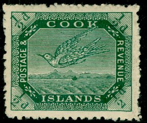 COOK ISLANDS SG39, ½d dp green, M MINT. Cat £11.