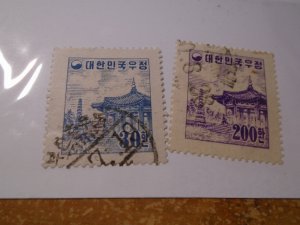 Korea  #  203-203E  used