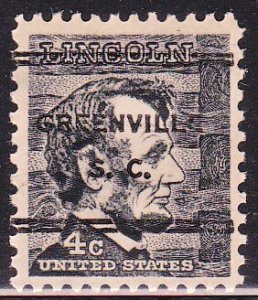 Precancel - DLE - Greenville, SC PSS 247 - Prom. Americans Issue