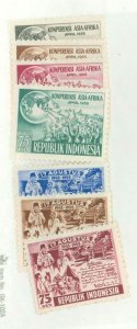 Indonesia #402-5/407-9  Single