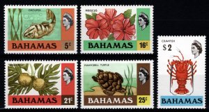 Bahamas 1976-79 Elizabeth II Def., Wmk. Ww14, Part Set [Mint]