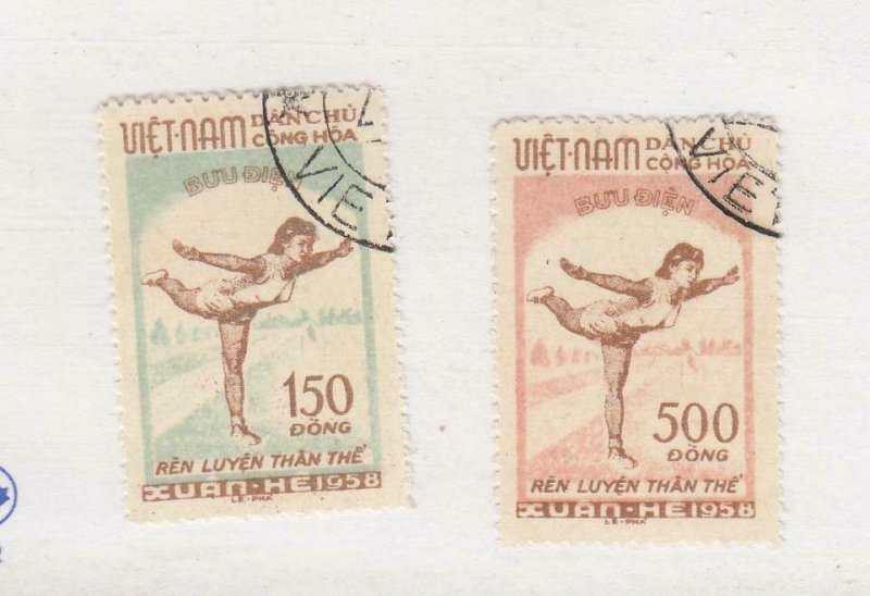 VIET NAM # 67-68 VF-LIGHTLY USED CAT VALUE $32.50