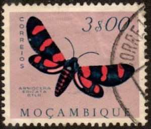 Mozambique 376  - Used - 3e Gold-spotted Burnet (1953)