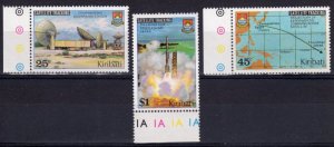 Kiribati 1980 SPACE SATELLITES NASDA AGENCY set Perforated Mint (NH)