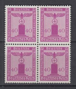 DR DIENST 165 ** 4er.Block (ohne Wz.).Postfrisch Luxus