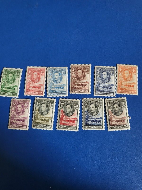 Stamps Bechuanaland 124-36 hinged