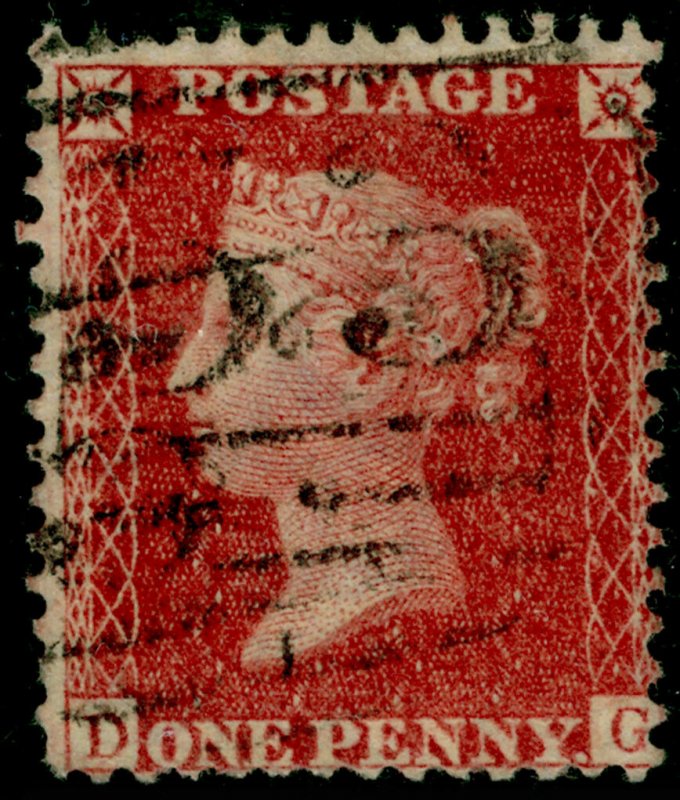 SG40, 1d rose-red PLATE 61, LC14, USED. Cat £30. DG