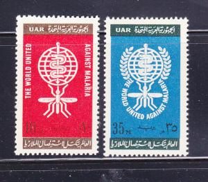 Egypt 551-552 Set MH Malaria Eradication