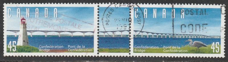 Canada  1997  Scott No. 1646a  (O)  Complet / Se tenant