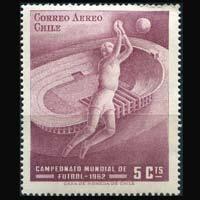 CHILE 1962 - Scott# C246 W.Cup Soccer 5c NH