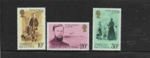 TRISTAN DA CUNHA #287-289 1981 REV. EDWIN DODGSON MINT VF NH O.G