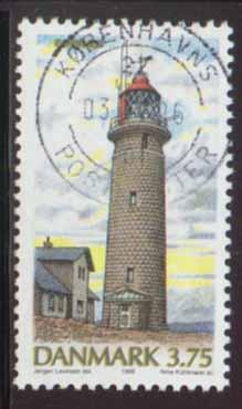 Denmark ~ #1055 ~ Fornaes Lighthouse ~ Used