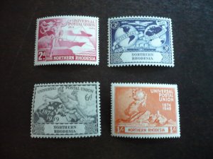 Stamps - Northern Rhodesia - Scott# 50-53 - Mint Never Hinged Set of 4 Stamps