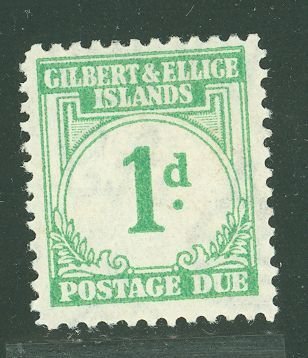 Gilbert & Ellice Islands #J1 Unused Single