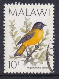 Malawi   #523 used  1988   birds  15t