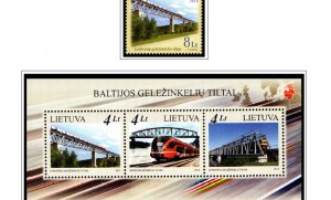 COLOR PRINTED LITHUANIA 1990-2019 STAMP ALBUM PAGES (103 illustrated pages)
