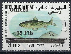 Iraq CO6 Used 1971 overprint (ak1563)
