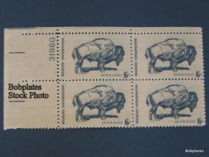 BOBPLATES #1392 Buffalo Lower Right Plate Block 31960 F-VF NH SCV=$1