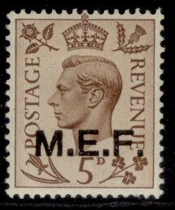 BRITISH OC OF ITALIAN COLONIES GVI SG M5, 5d brown, LH MINT.